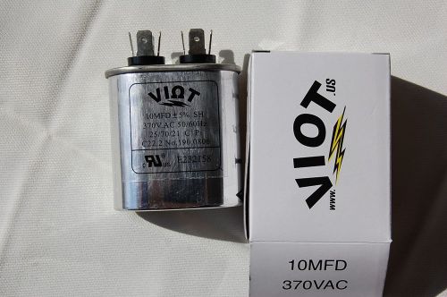 Compressor furnace blower fan motor start run capacitors 10ufd hvac/r part new for sale