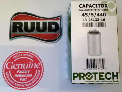 Rheem Ruud Protech Capacitor 45/5 uf 440 43-23204-13