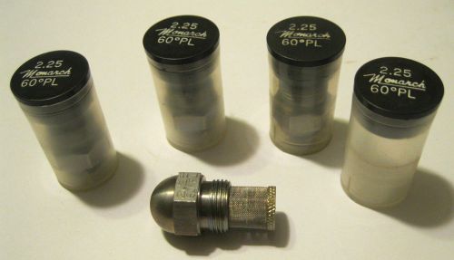 4 MONARCH 2.25 / 60 PL OIL BURNER NOZZLES for Heater Furnace