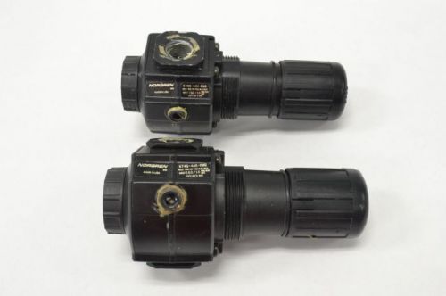 LOT 2 NORGREN R74G-4AK-RMG 1/2 IN NPT PNEUMATIC REGULATOR B220783