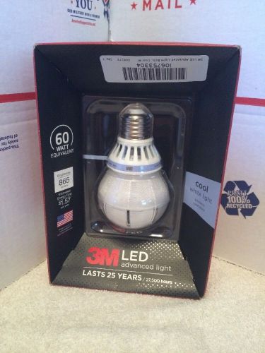 3M 60W Equivalent Cool White (4000K) A19 LED Light Bulb * LED ADVANCED LIGHT