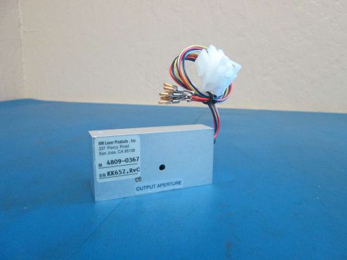 NM Laser Products 4809-0367 Laser Aperture Module S/N: KK652 RVC