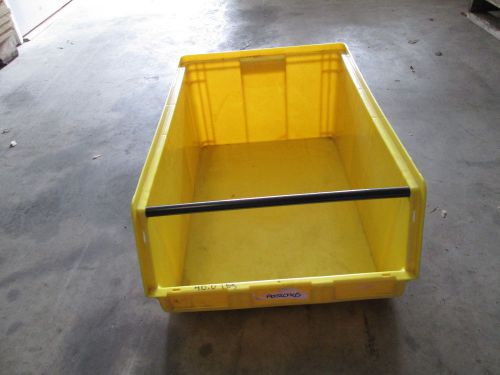 29&#034;x18&#034;x12&#034; HUGE LF291812 Plastic Storage Stacking Bin Plastibin Akrobin YELLOW