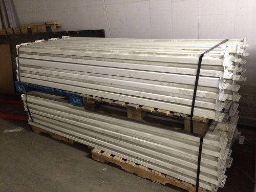 3.5&#034; X 96&#034; TEARDROP STYLE PALLET RACK BEAMS , 4000LB CAPACITY BUNDLE OF 24 BEAMS