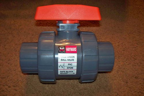 HAYWARD TRUE UNION BALL VALVE 1 1/2 PVC EPDM NEW UNUSED