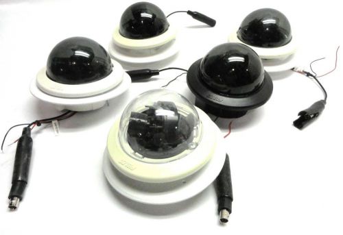 5x Assorted Security Dome Cameras | ICS090-CRV4A | 4-9mm | 12vdc/24vac| Security