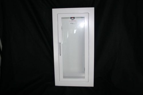 J L Industries Fire Extinguisher Steel Storage Cabinet C1016F17 Semi-Recessed