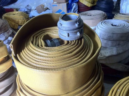 Firequip Hydro-Flow 4&#034; X 51 Feet Fire Supply Hose, Stortz Couplings