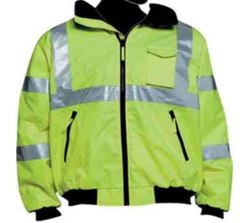 Bomber Style Reflective Class 3 Winter Safety Coat