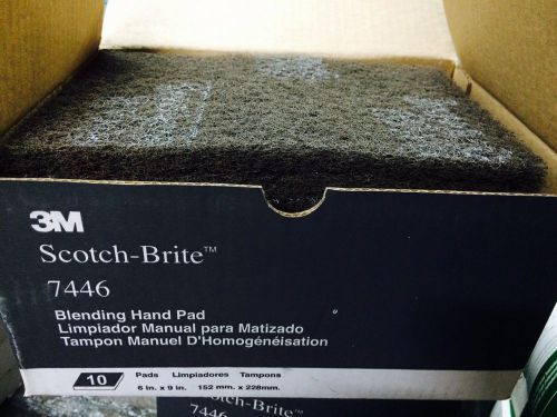 3M Scotch Brite Blending Hand Pad. Model 7446. Qty 10/box