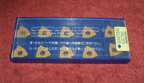 SUMITOMO    CARBIDE  INSERTS    WNMG 433 EGE    GRADE  AC820P    PACK OF 10