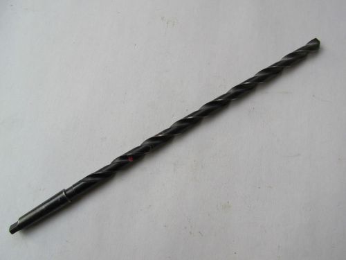 HS #2 Morse Taper Shank Drill Bit 39/64” x 18” OAL Lathe Mill Machining