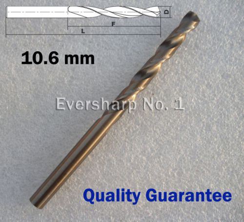 Lot 1pcs cobalt drill bit m35 hss twist drill 10.6mm(.4173&#034;) for stainless steel for sale
