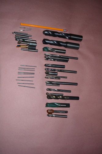 MIXED LOT 40pcs SOLID CARBIDE MACHINIST CUTTING TOOLS LATHE MILLS  Not scrap