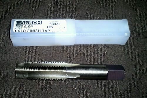 Lawson gold finish tap m20 x 2.5