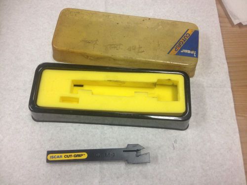 ISCAR CUT GRIP Lathe Tool Holder marked GHDL 12.7-3.   1/2&#034; Shank, Missing Screw