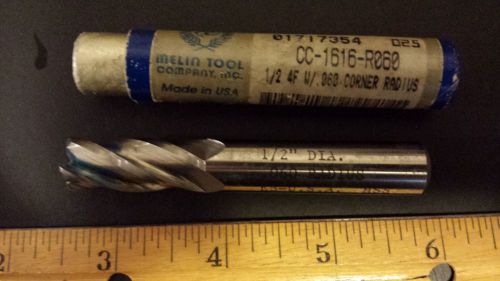 Melin Tool Corner Radius &amp; Corner Chamfer End Mill