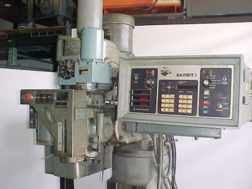 9 x 42 bridgeport cnc vertical mill,bandit 3 axis control,tool changer,power bar for sale