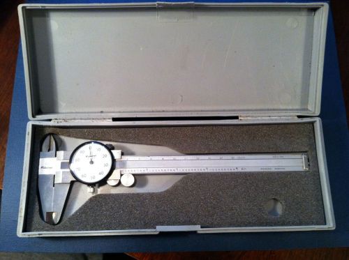 MITUTOYO 6&#034; DIAL CALIPER w/ORIGINAL BOX!!! Six Inch.