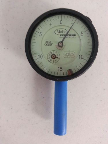 Mahr Federal 25M DIAL INDICATOR Gauge .0005&#034; (Used) Model No. 2014980