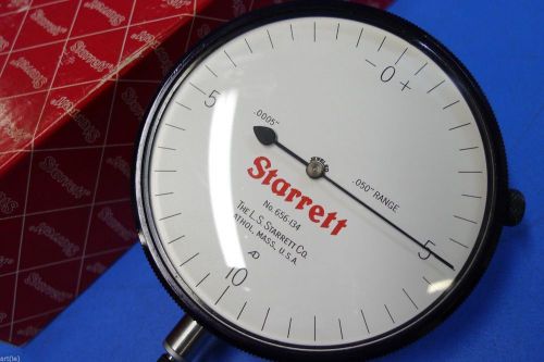 STARRETT No. 656-134 LARGE 3-1/2&#034; DIAL INDICATOR .0005&#034;-.050&#034; #1*D