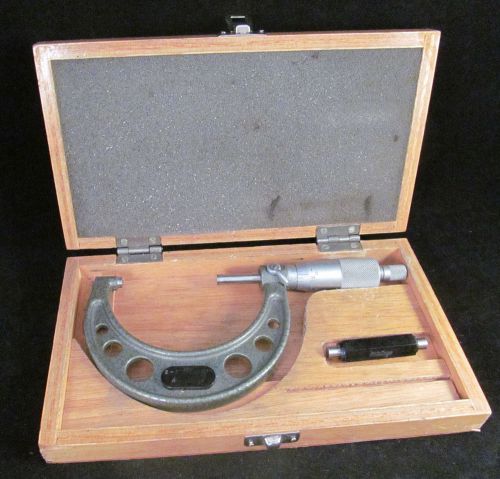 Mitutoyo 2&#034; - 3&#034; Carbide Faced Micrometer No. 103-217 W/ .0001&#034; Graduations