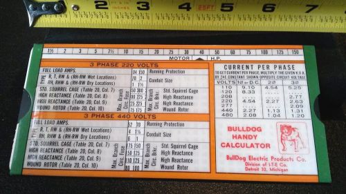 ELECTRICT MOTOR SELECTION  Slide Calculator