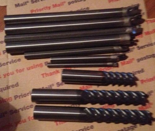 Tooling Lot 7 Boring Bars 3 End Mills