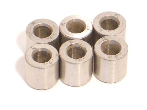 Letter &#034;F&#034;  I.D.  Style P,  Headless Press Fit Drill Bushings- Lot of  6