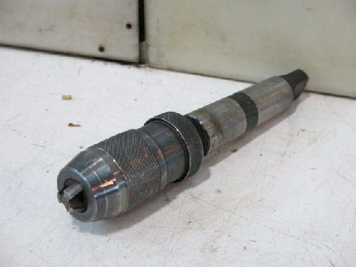 ROHITI SUPRA 1-13 J6 KEYLESS DRILL CHUCK, 1/32&#034;-1/2&#034;, #4 MORSE TAPER