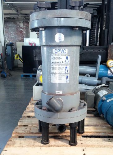 FILTER PUMP INDUSTRIES CPVC MODEL 6C-3A