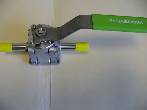 Habonim 48 TuBore Series Ball Valve, Class 600; CF3M Body.