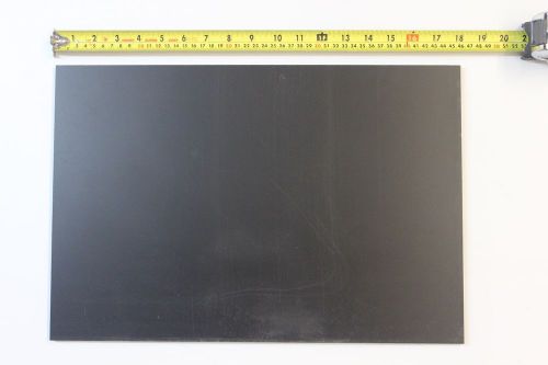 BLACK ABS MACHINABLE PLASTIC SHEET 5/16&#034; Thick X 12&#034; X 18&#034; MATT FINISH