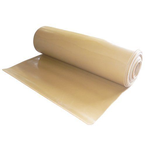 Pure Gum Rubber Sheet - Tan Gum in Color - 1/4&#034; Width x 8&#034; Width x 8&#034; Length