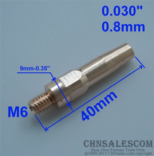 10 PCS Panasonic Type MIG/MAG Welding Industrial Robot Contact TIP 0.8mm 0.030&#034;