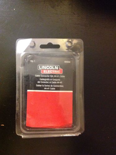 Lincoln electric welding cable connector set #4-#1 cable for sale