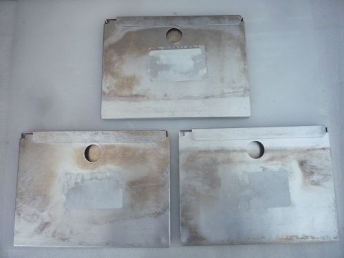 ALUMINUM LABORATORY  TRAYSWITH PIVOTED LIDS - LOT OF 3 (1512.6./17)