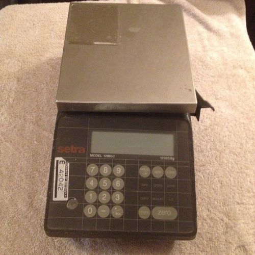 Setra 12000c/QUARTZ Lab Scale, d=.1g Max=12500g, a real workhorse