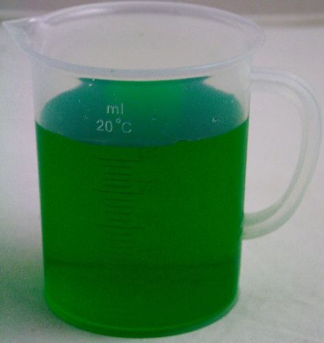 Polypropylene Graduated Plastic Pitcher Beaker: 250mL Tall Form