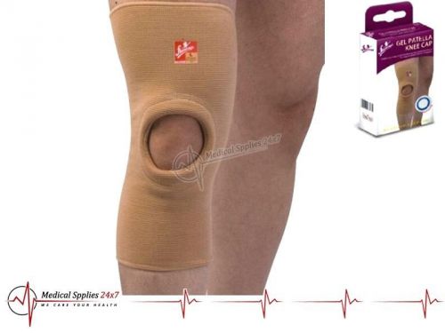 New gel patella knee cap soft gel ring snugs-comfortable &amp; knee support (large) for sale