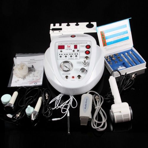 4-1 Portable Hot&amp;Cold Hammer Ultrasonic Skin Scrubber Peeling Microdermabrasion