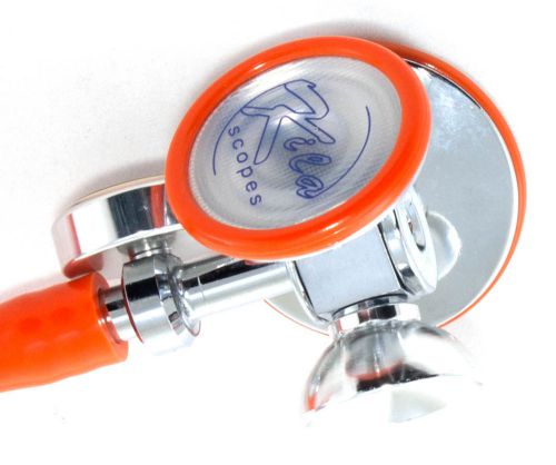 Unique Triple Head Cardiology Stethoscope ORANGE