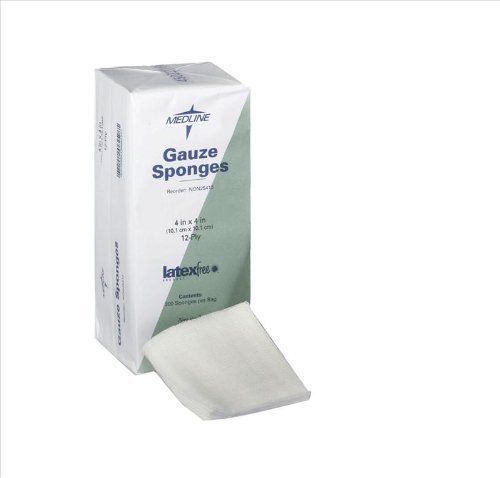 Medline Non-sterile Woven Gauze Sponge - 12 Ply - 4&#034; X 4&#034; - 200/box - (non25412)