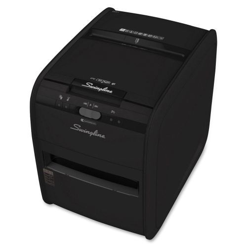 Swingline Stack-and-Shred 80X Personal Shredder - Cross Cut - 80 Per -5 gal