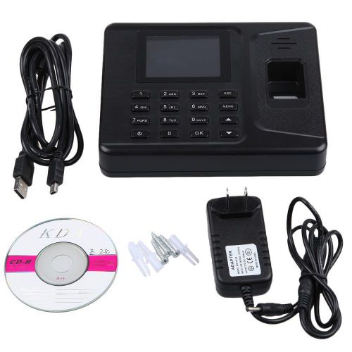 2.8&#034;TFT Biometric Fingerprint Time Clock Attendance Employee Recorder+USB+TCP/IP