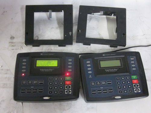 Lot of 2 Data Management Inc. TimeClock Plus RT-Plus Integrity Series -Untested-