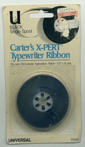 Carter&#039;s X-PERT Typewriter Ribbon - U Black Universal Nylon Single Spool