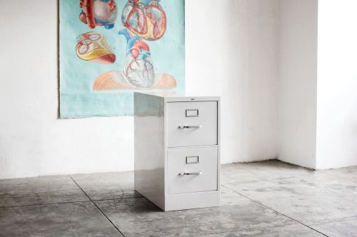 Vintage Vertical Filing Cabinet, Refinished