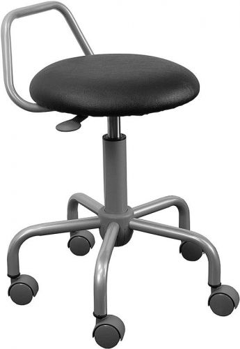 Flash Furniture Ergonomic Stool, Height Adjustable, Black Vinyl [WL-ST-08-GG]