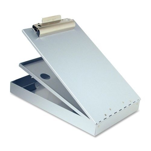 Saunders Cruiser Mate Storage Clipboard -1&#034;Cap- 2 Tray -8.5&#034;x12&#034; -Aluminum